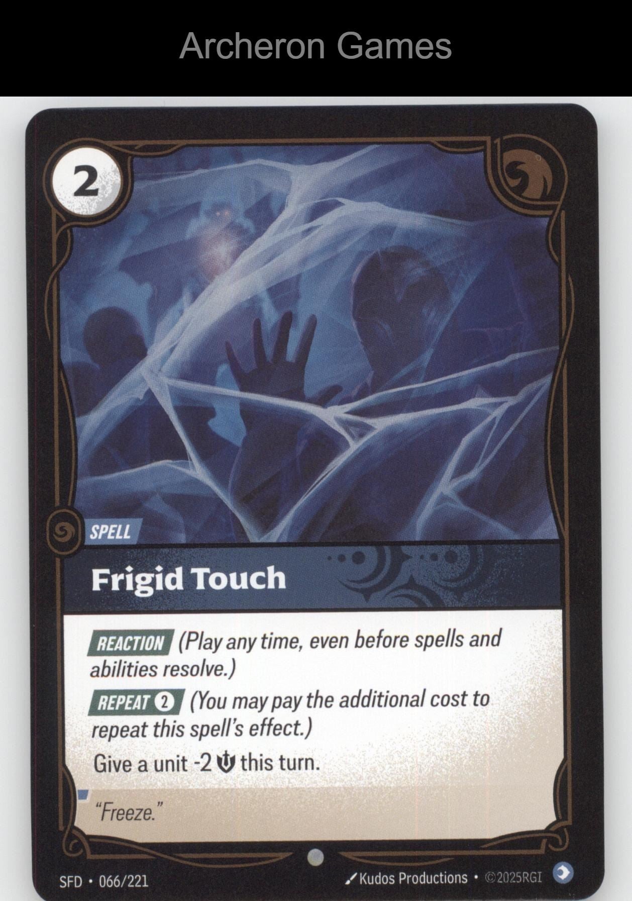 Frigid Touch SFD 066/221 C  Card Spiritforged