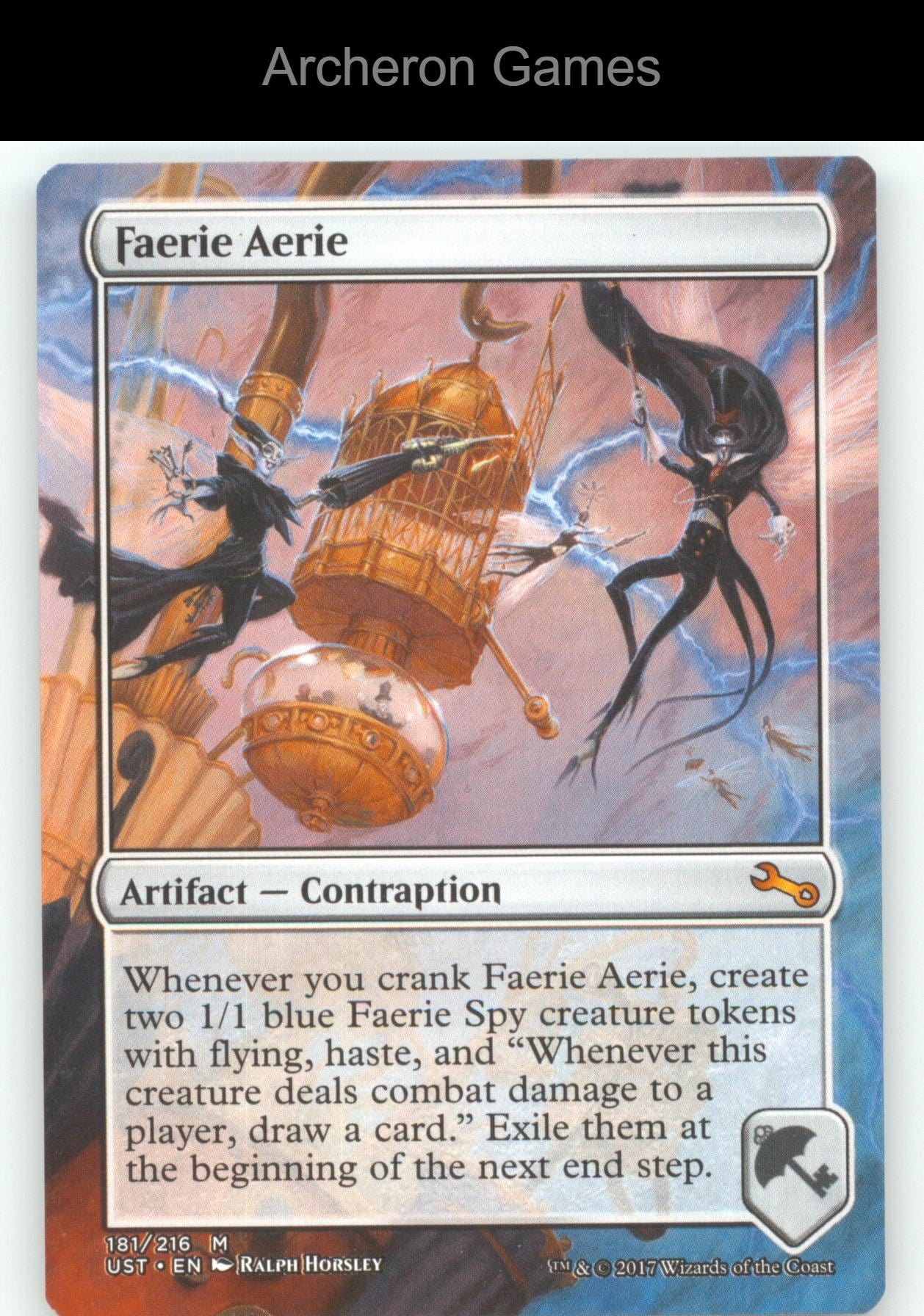 Faerie Aerie 181 Mythic MTG Card Unstable