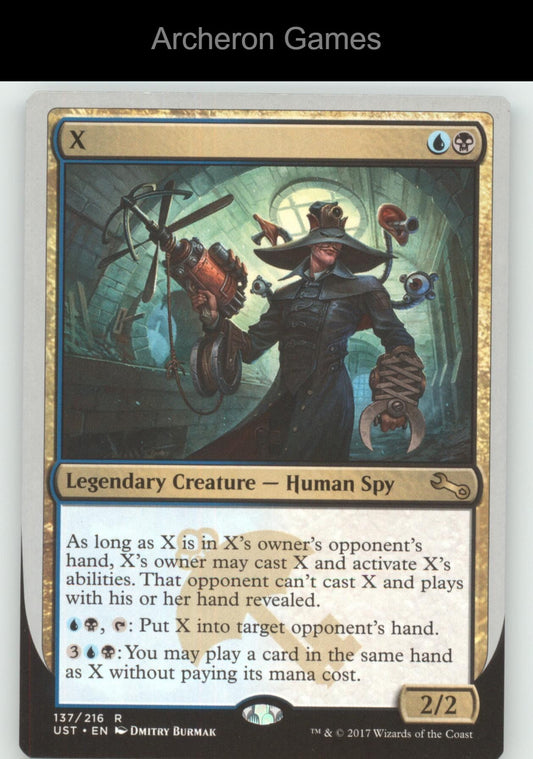 X 137 R MTG Card Unstable