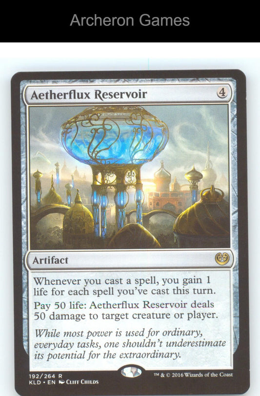 Aetherflux Reservoir KLD 192 R MTG Card Kaladesh