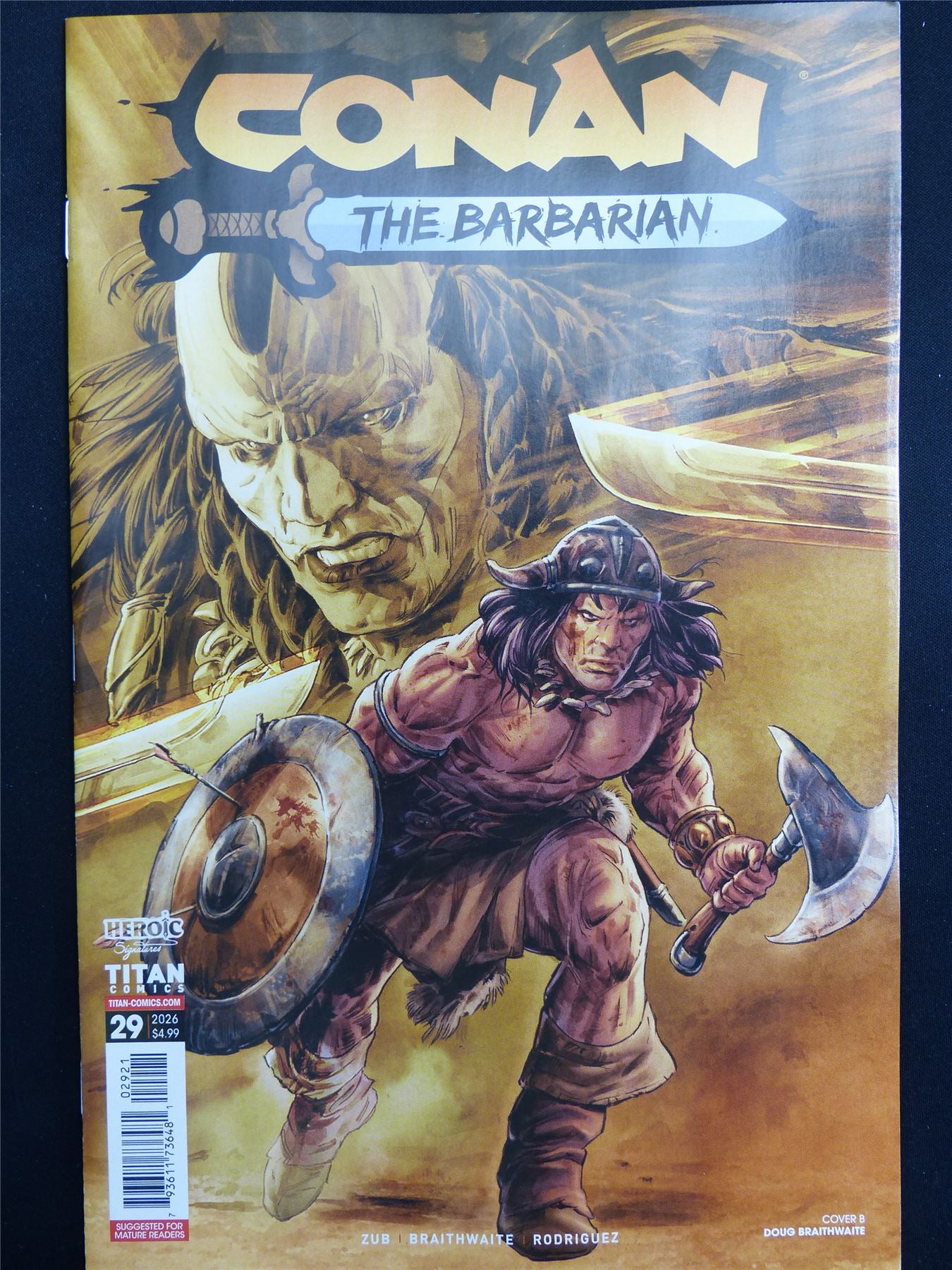 CONAN The Barbarian #29 Cvr B - B&B Mar 2026 Titan Comic #3E5