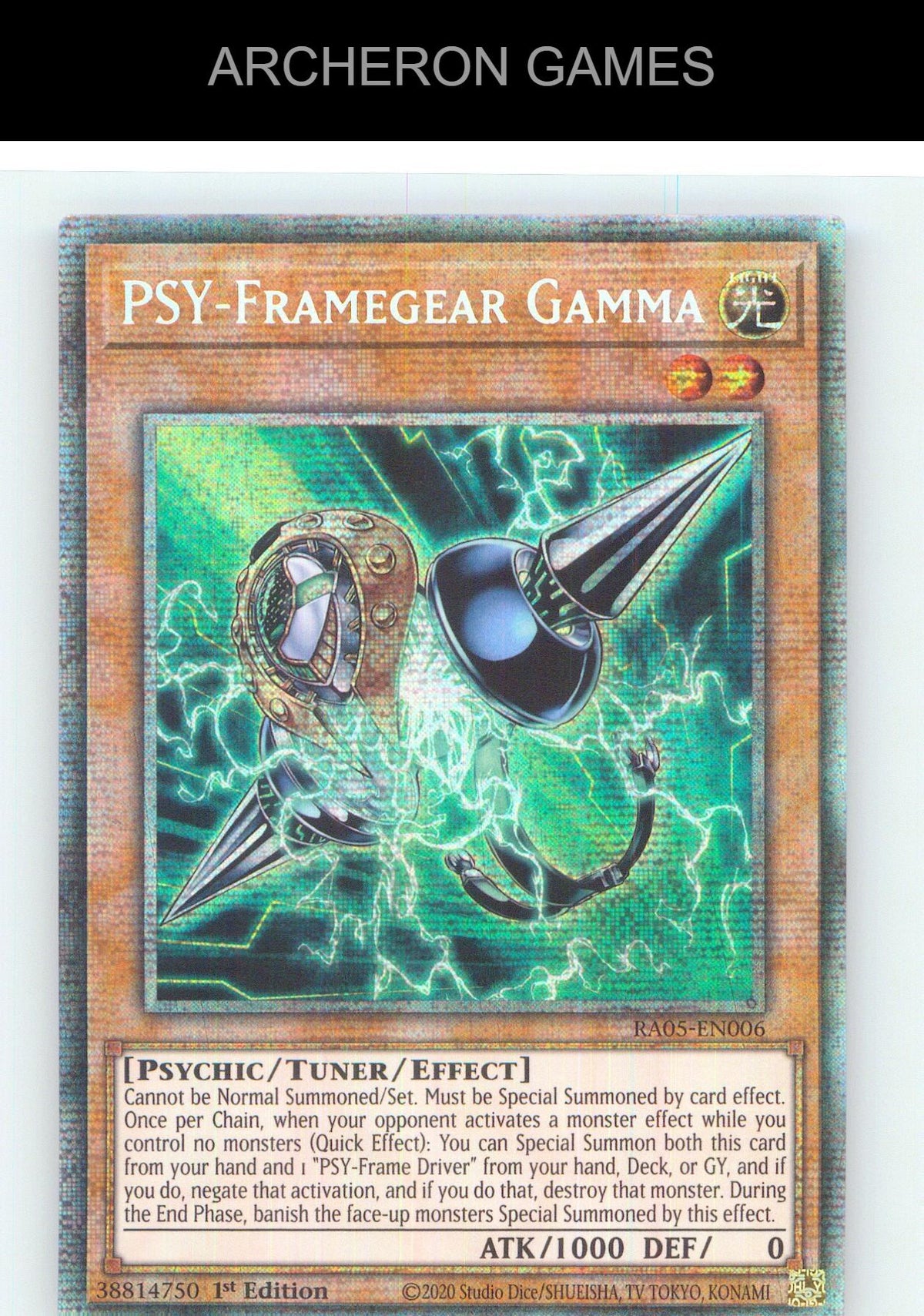 PSY-Framegear Gamma (Starlight Rare) Starlight Rare YUGIOH Card 1st Edition