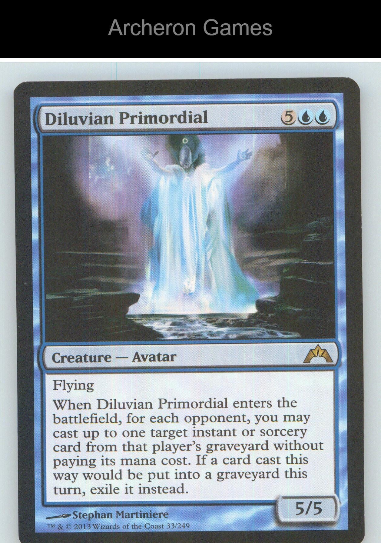 Diluvian Primordial PLST 33 R MTG Card NM/EX+