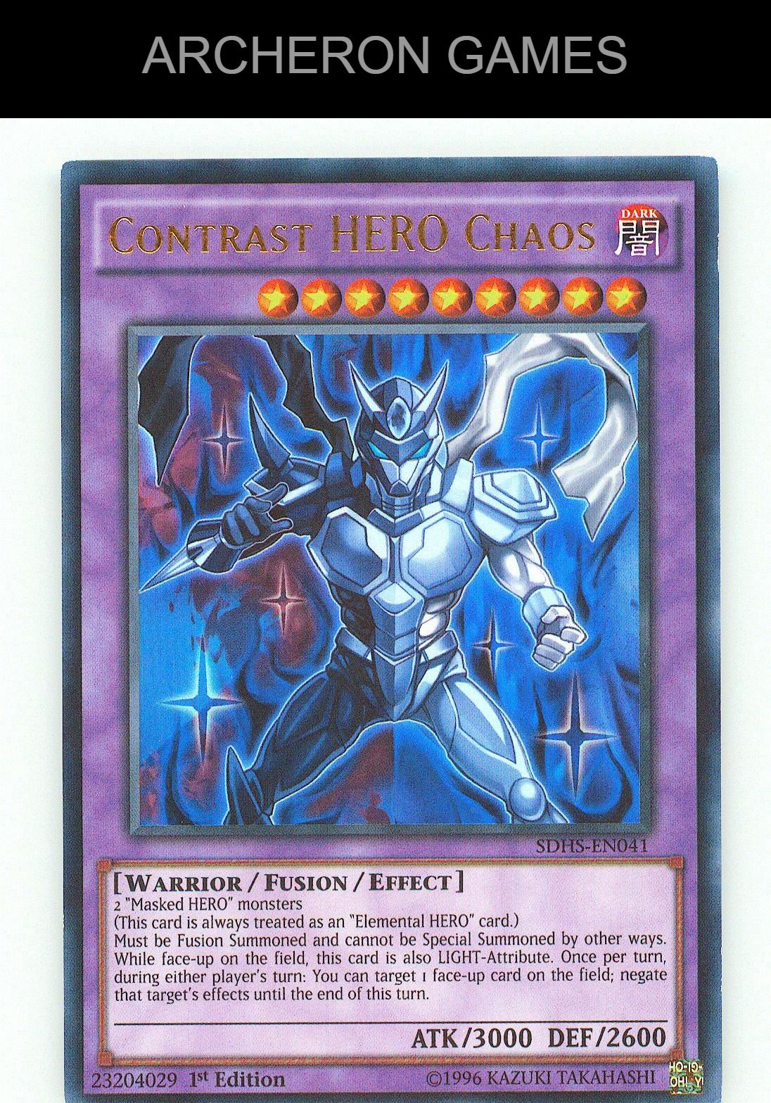 Contrast HERO Chaos UR YUGIOH Card Unlimited