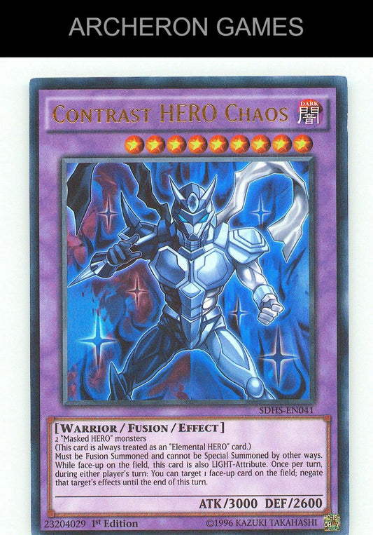 Contrast HERO Chaos UR YUGIOH Card Unlimited