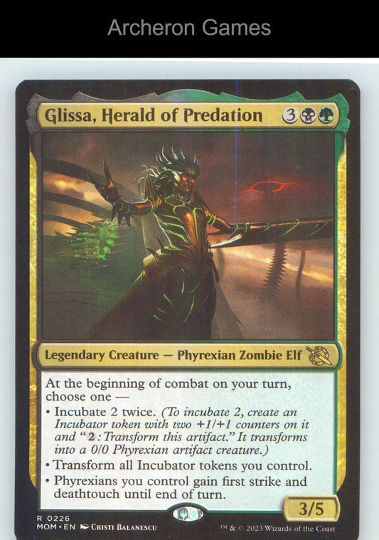 Glissa, Herald of Predation MOM 226 R MTG Card NM/EX+