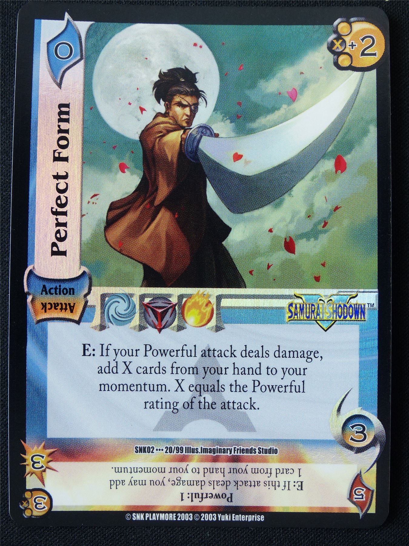 Perfect Form Foil SNK02 20/99 - UFS Card #2GY