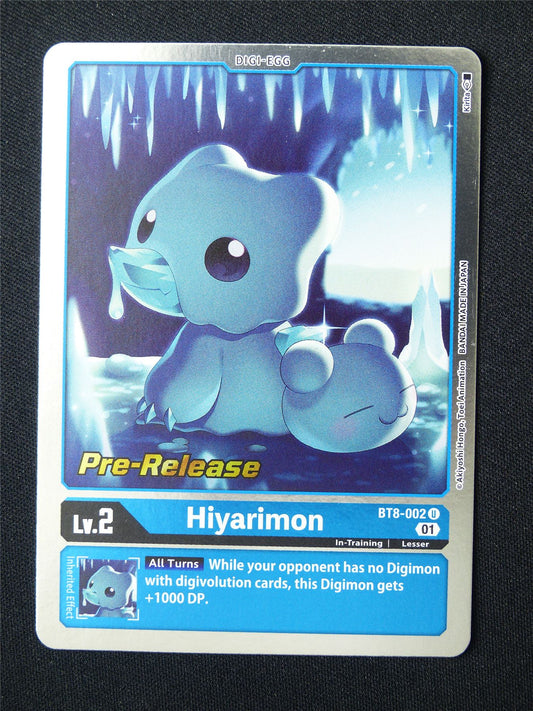 Hiyarimon BT8 U Pre-Release Foil - Digimon Card #5RZ