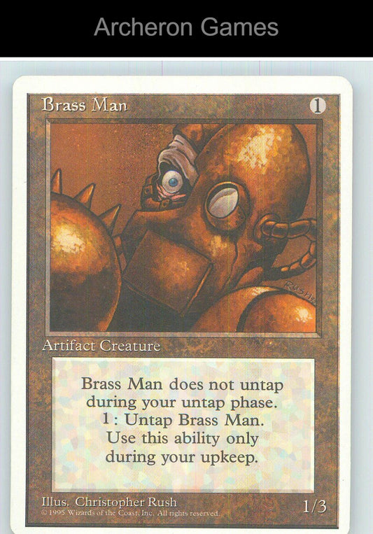 Brass Man 4ED UC MTG Card NM/EX+