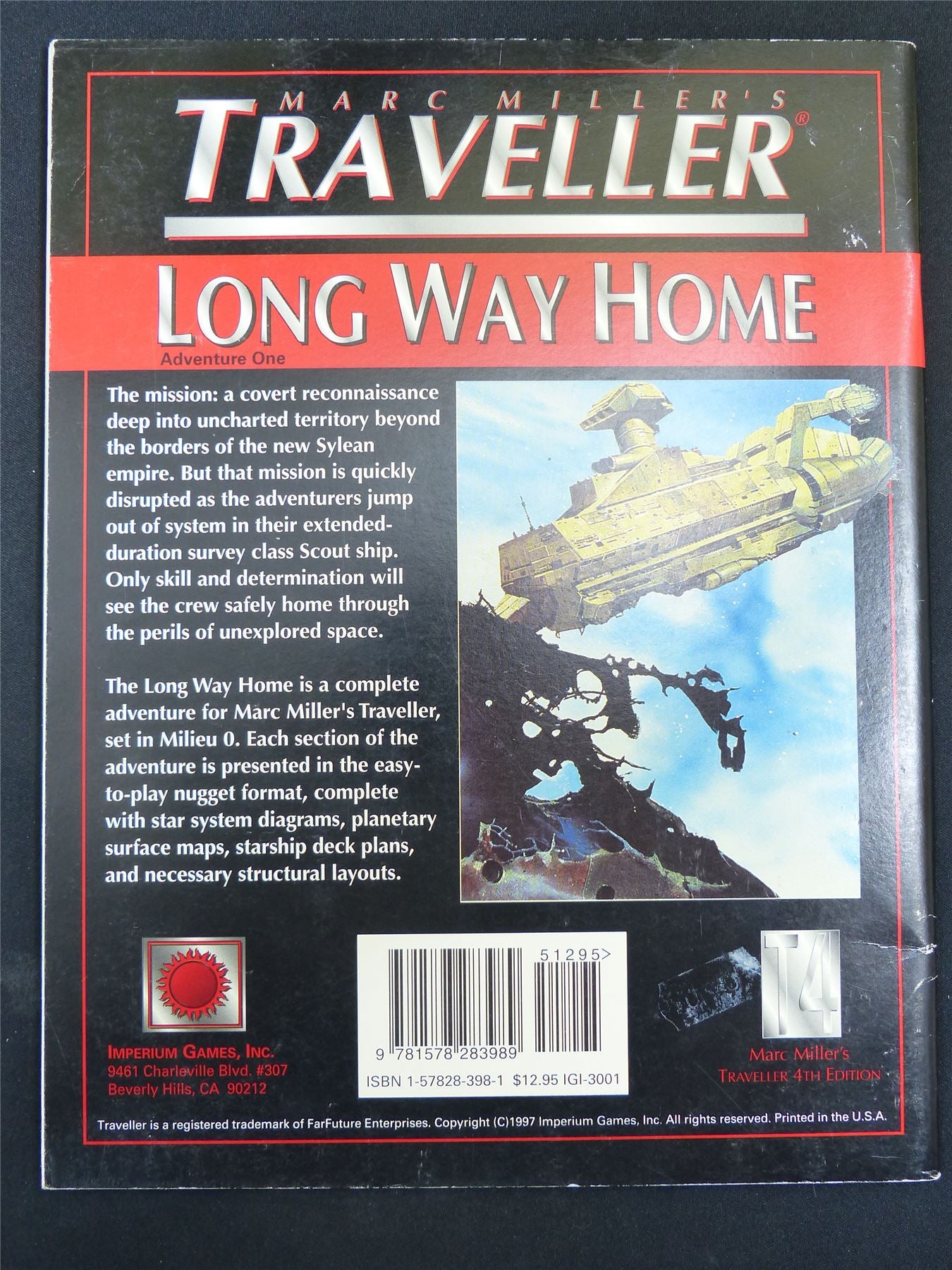 Traveller: Long Way Home Adventure One - GDW Roleplaying Booklet #2RU