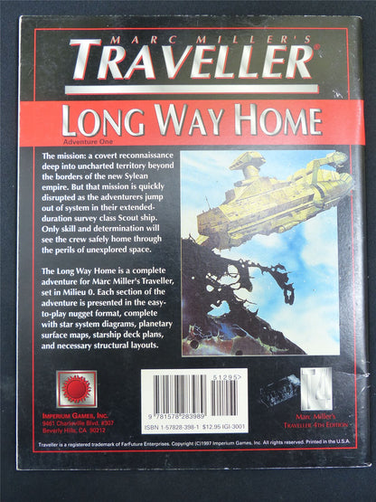Traveller: Long Way Home Adventure One - GDW Roleplaying Booklet #2RU