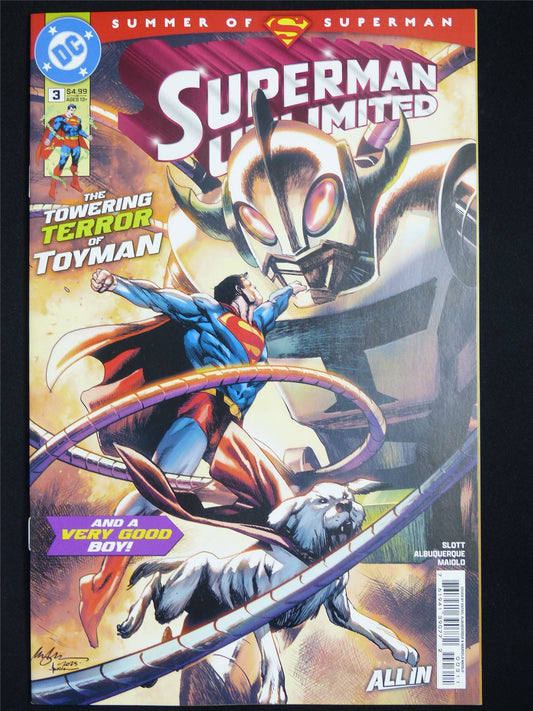 SUPERMAN Unchained #3 - DC Comic #2BX