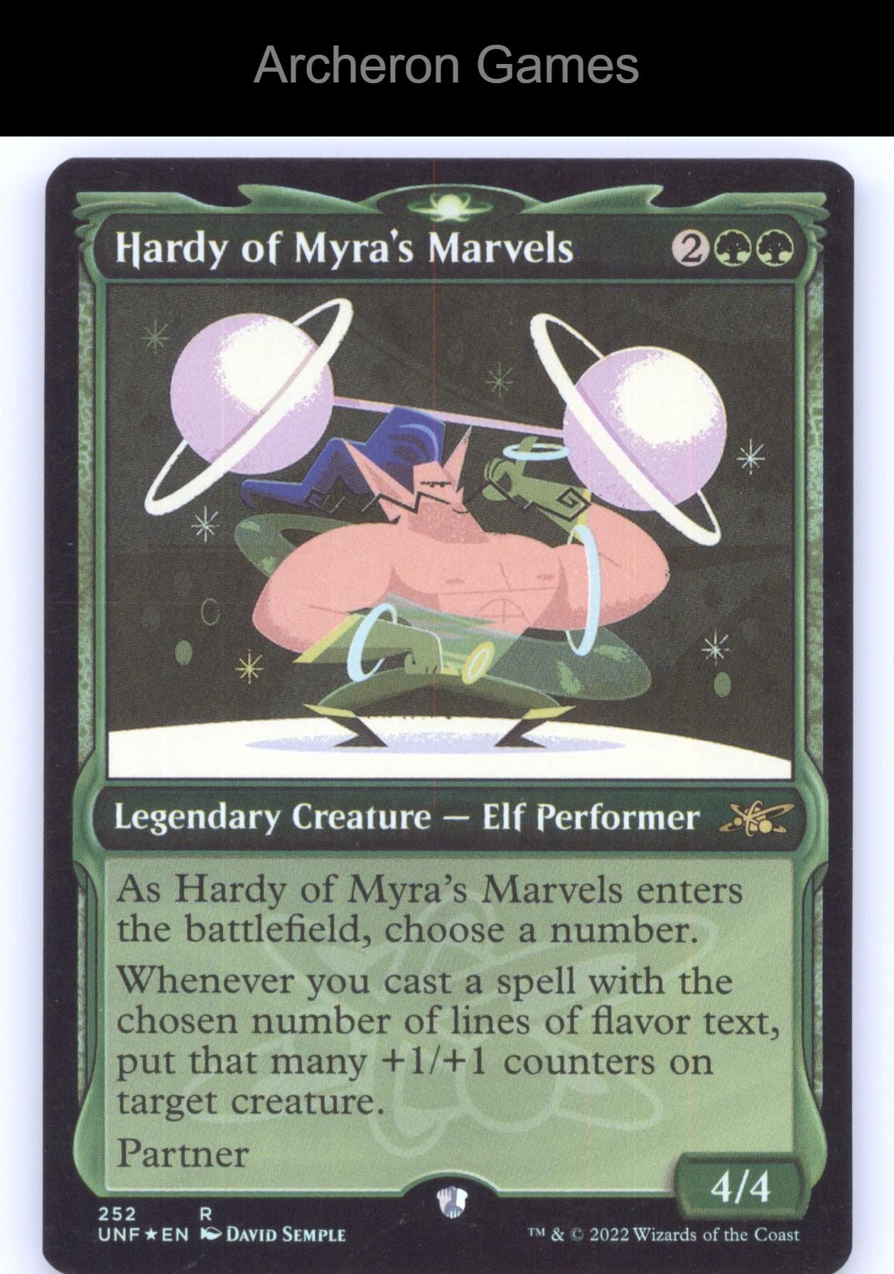 Hardy of Myra's Marvels (Showcase) 252 R MTG Card Unfinity