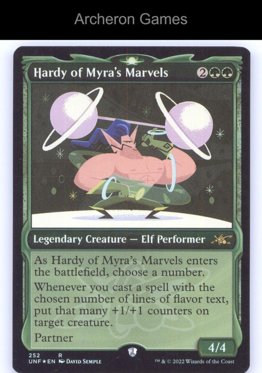 Hardy of Myra's Marvels (Showcase) 252 R MTG Card Unfinity