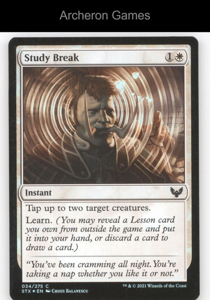Study Break 34 C MTG Card Strixhaven: School of Mages