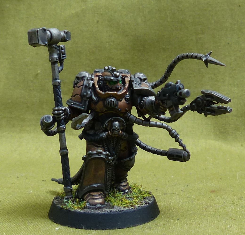 Legion Praetor with upgrades painted - Iron Hands - Warhammer Horus Heresy #2MB