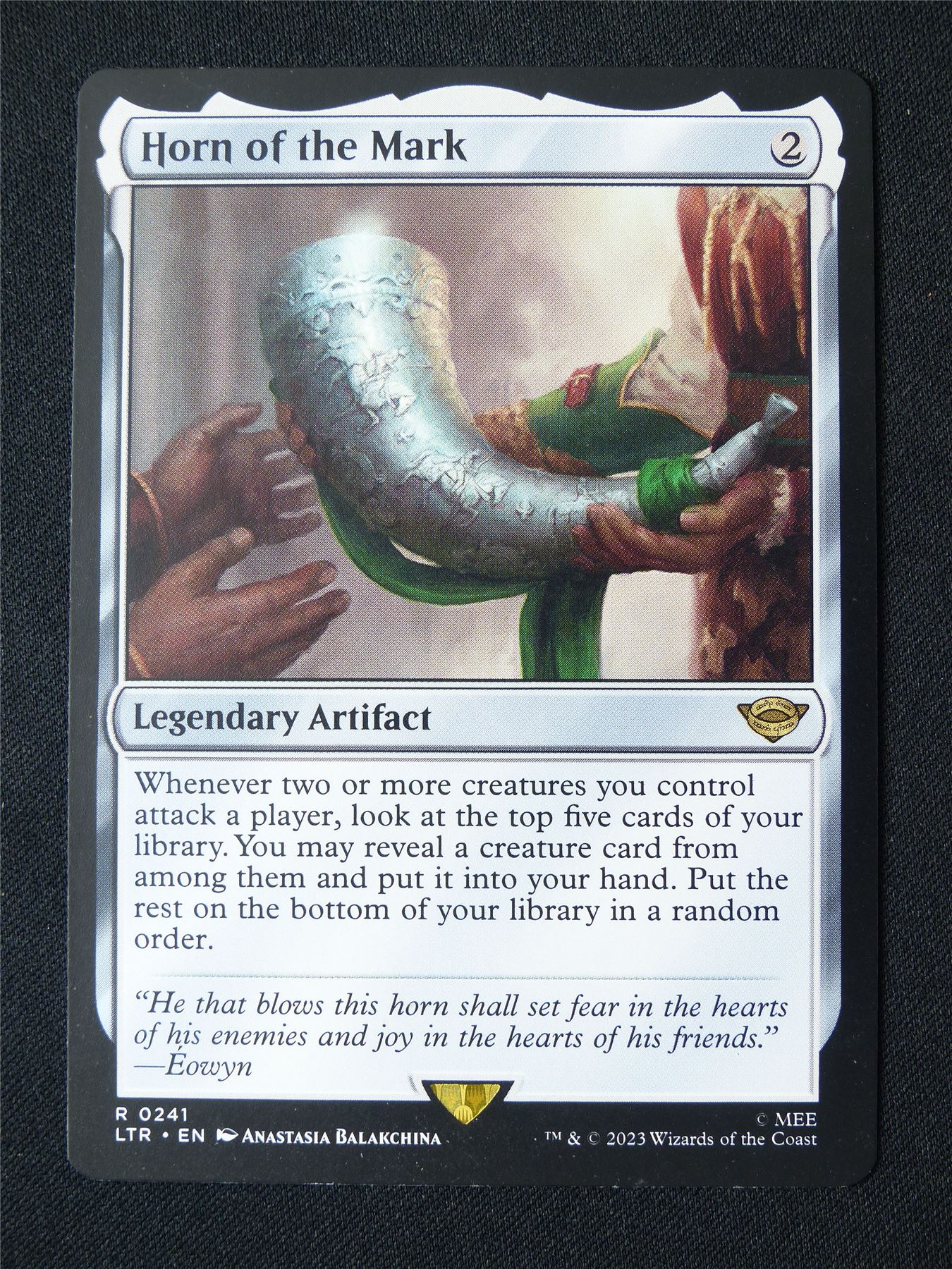 Horn of the Mark - LTR - Mtg Card #34D