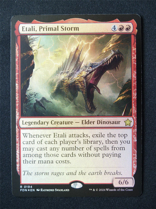 Etali Primal Storm Foil - FDN - Mtg Card #58L