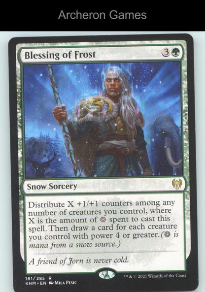 Blessing of Frost 161 R MTG Card Kaldheim
