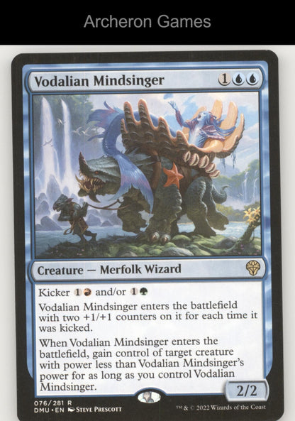 Vodalian Mindsinger 76 R MTG Card Dominaria United