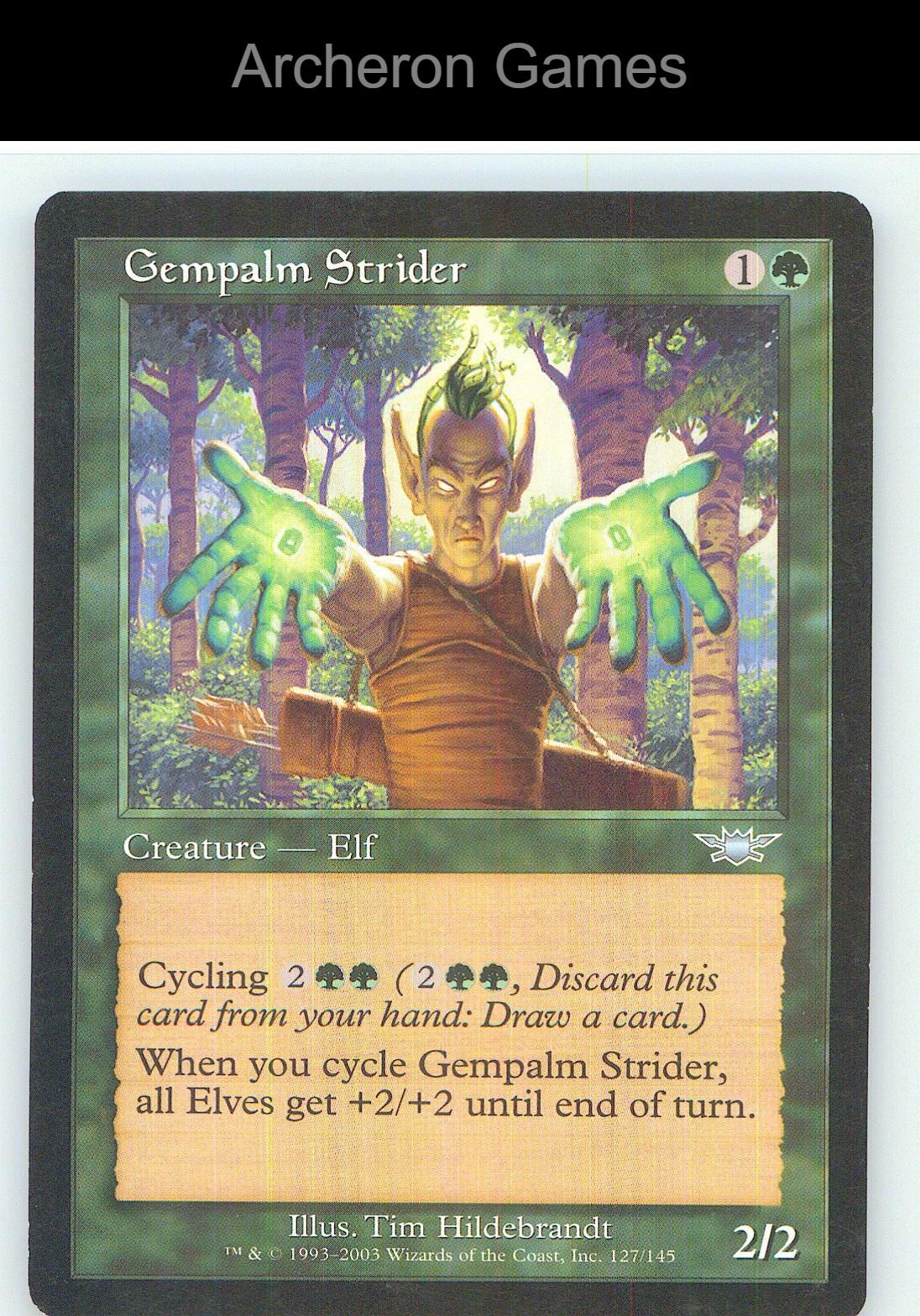 Gempalm Strider LGN 127 UC MTG Card NM/EX+