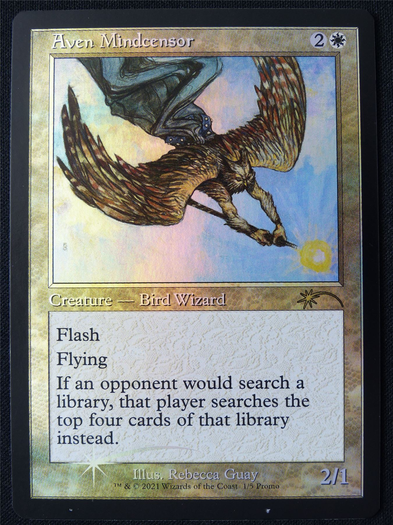 Aven Mindcensor Retro Promo Foil - DCI - Mtg Card #1JD