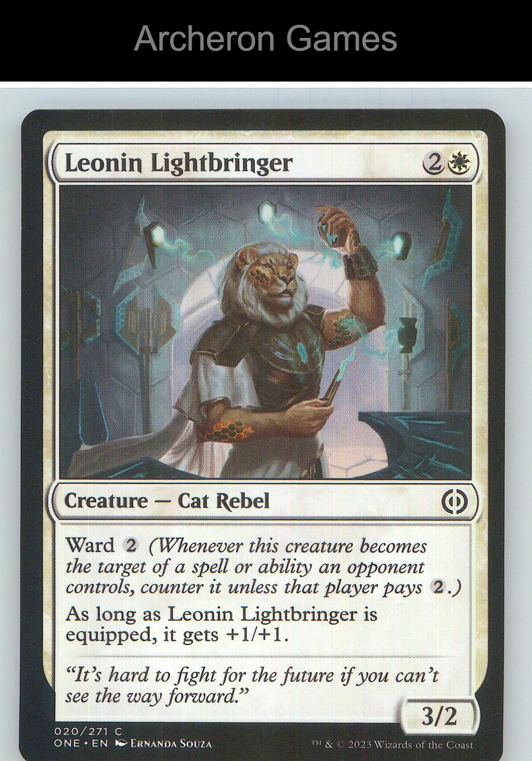 Leonin Lightbringer ONE 20 C MTG Card NM/EX+