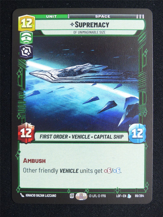 Supremacy 89/264 - Star Wars Unlimited Card #3UW