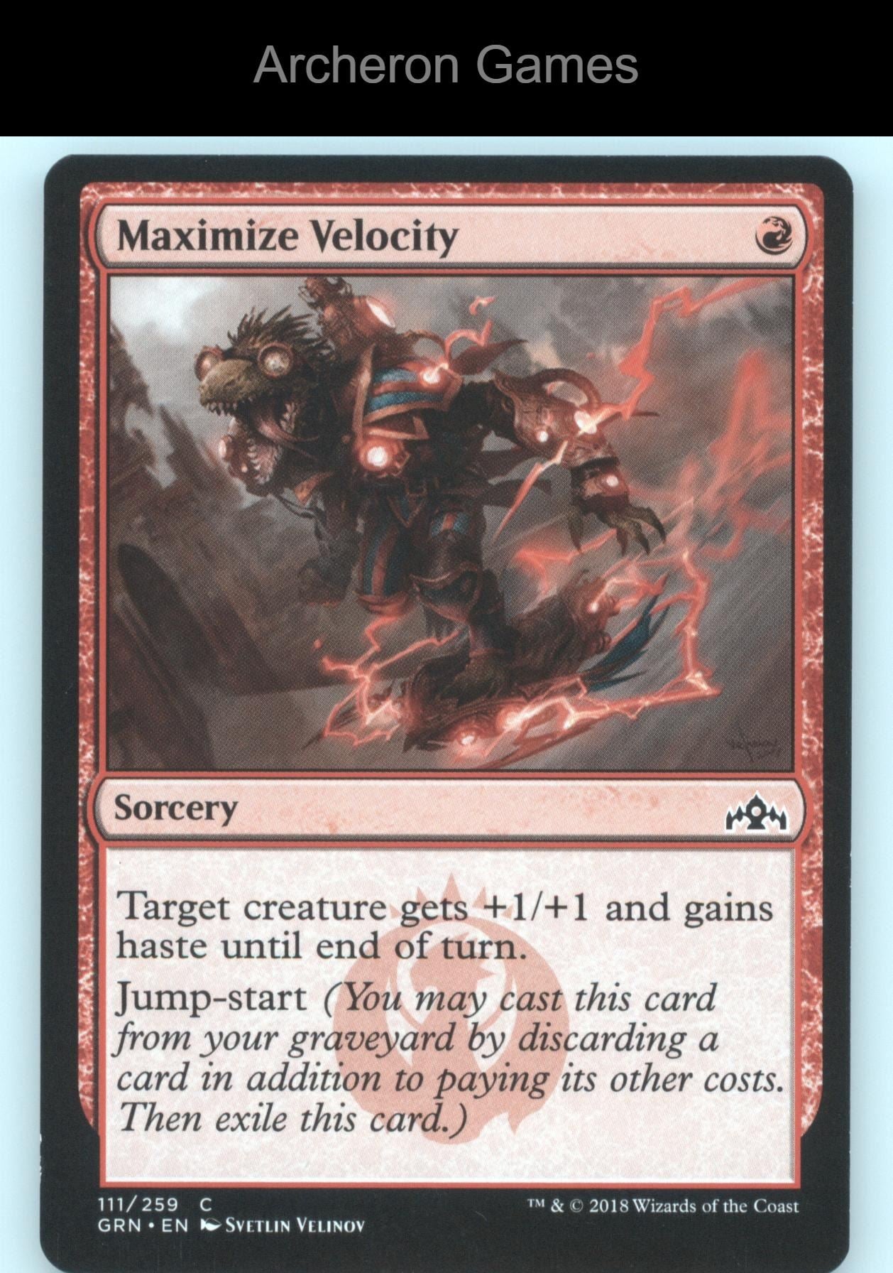 Maximize Velocity 111 C MTG Card Guilds of Ravnica