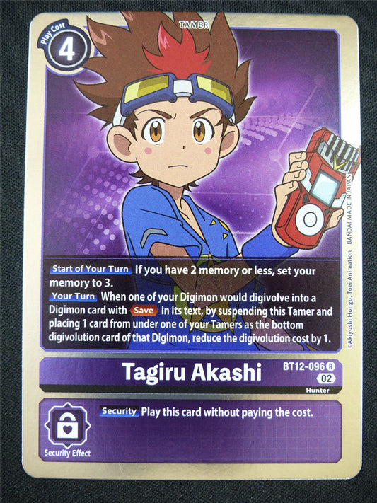 Tagiru Akashi BT12-096 R - Digimon Card #KP