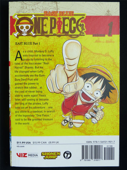 One Piece: East Blue volume 1 - Viz Media Manga #1GK