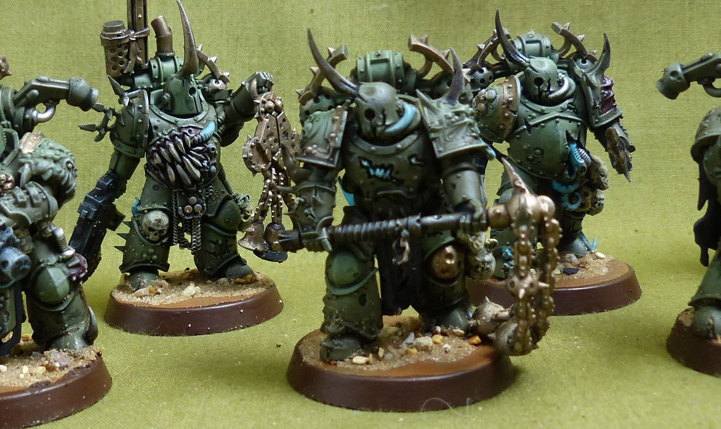 Plague Marines Painted - Death Guard - Warhammer 40K #3V6