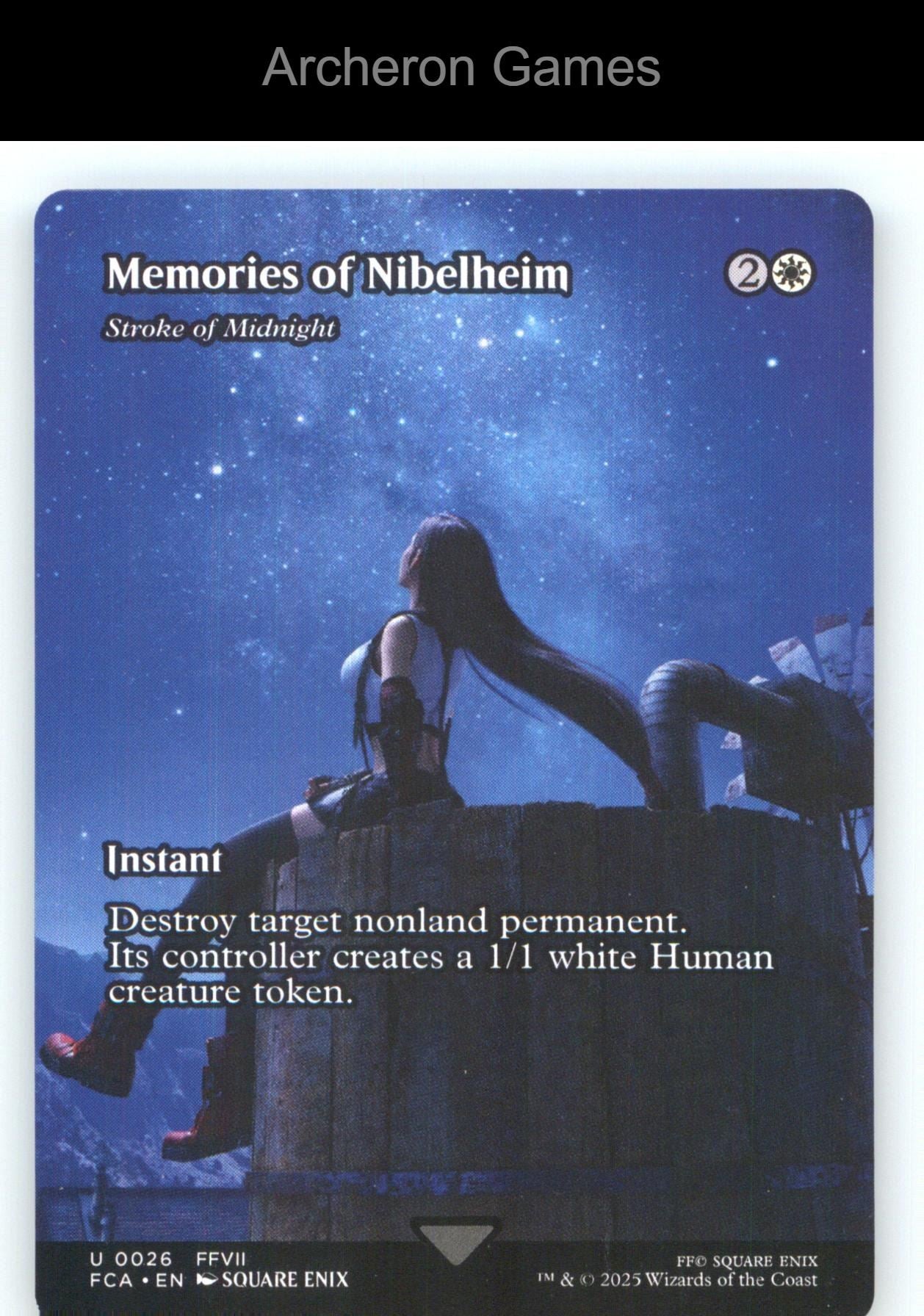 Memories of Nibelheim - Stroke of Midnight (Showcase) FCA 26 UC MTG Card NM/EX+