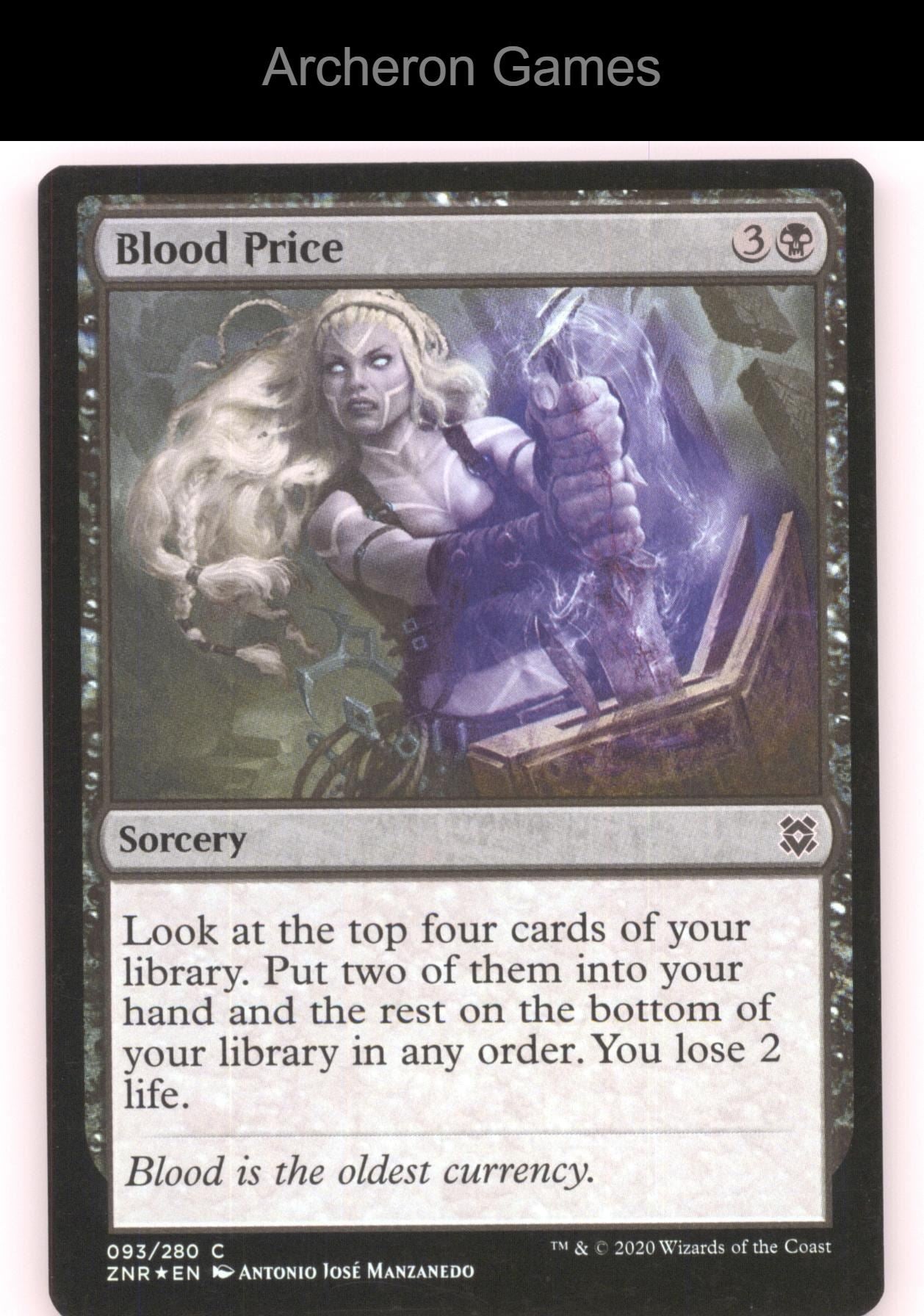 Blood Price 93 C MTG Card Zendikar Rising