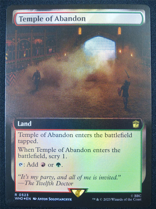 Temple of Abandon Extended Foil - WHO - Mtg Card #C7