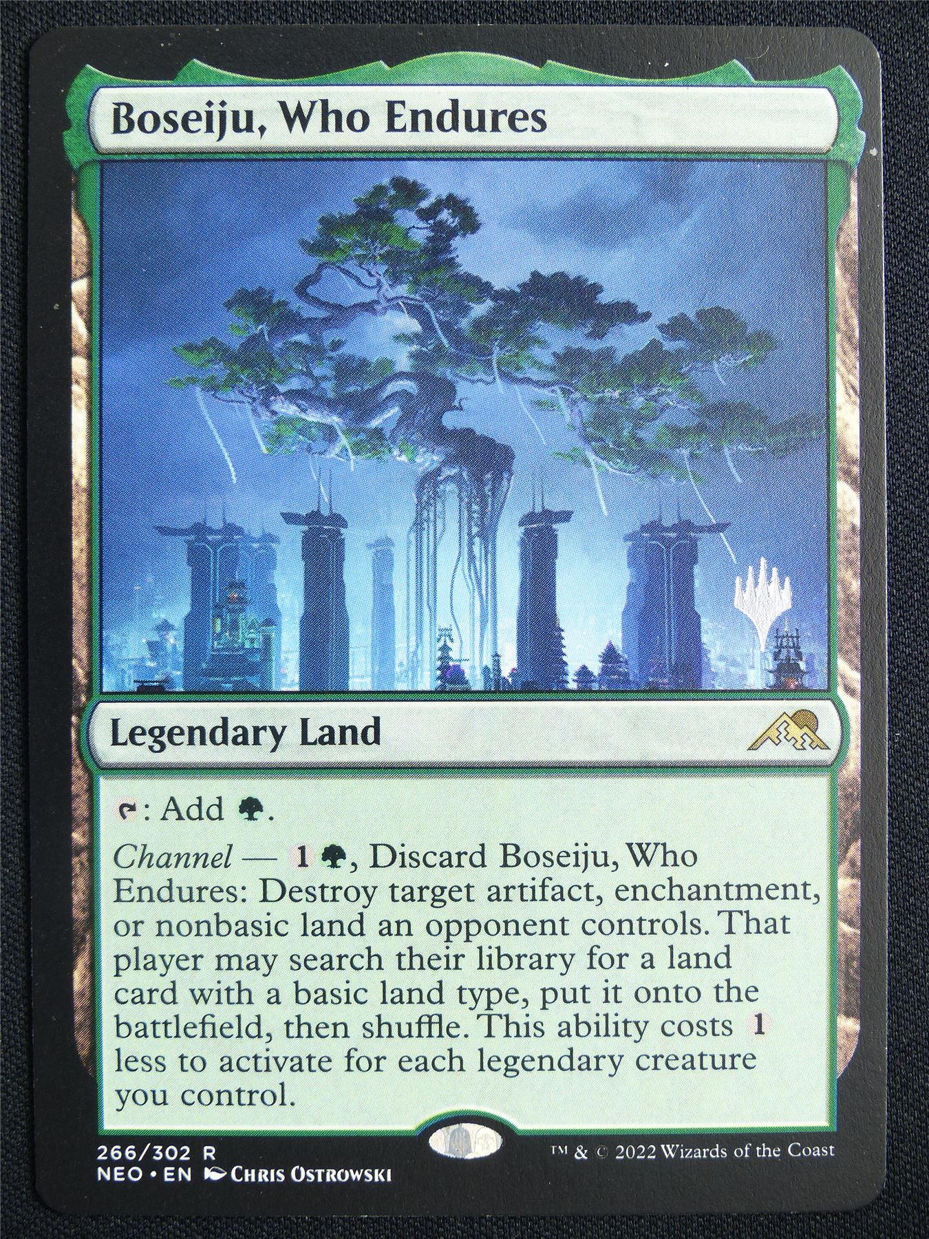 Boseiju Who Endures Promo stamped - NEO - Mtg Card #236