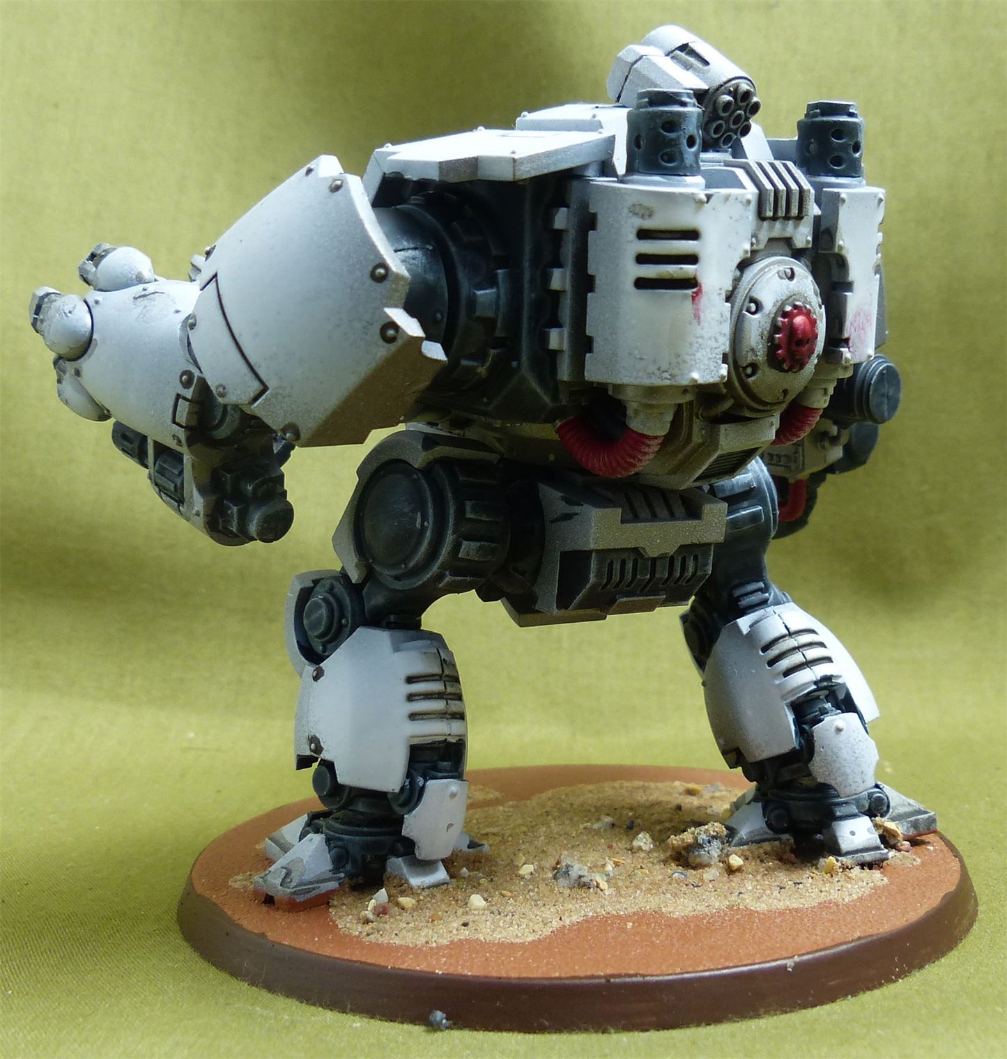 Primaris Redemptor Dreadnought painted - White Scars - Warhammer 40K #4PC