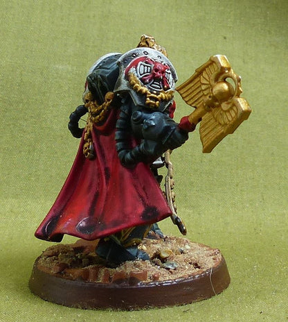 Terminator Chaplain Tarentus painted - White Scars - Warhammer 40K #4PO