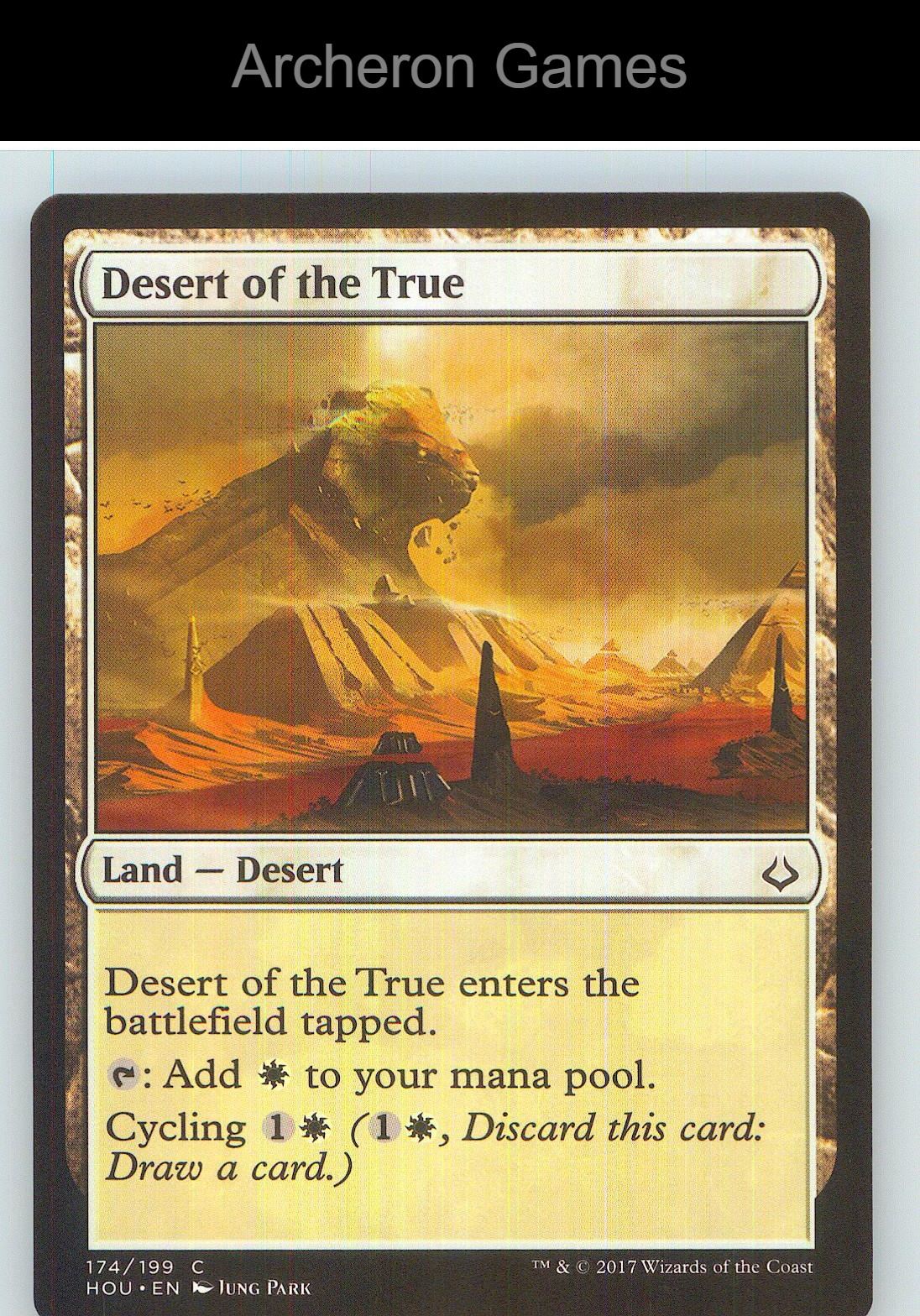 Desert of the True HOU 174 C MTG Card NM/EX+