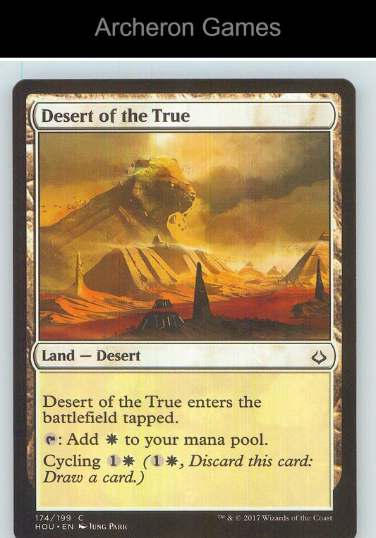 Desert of the True HOU 174 C MTG Card NM/EX+