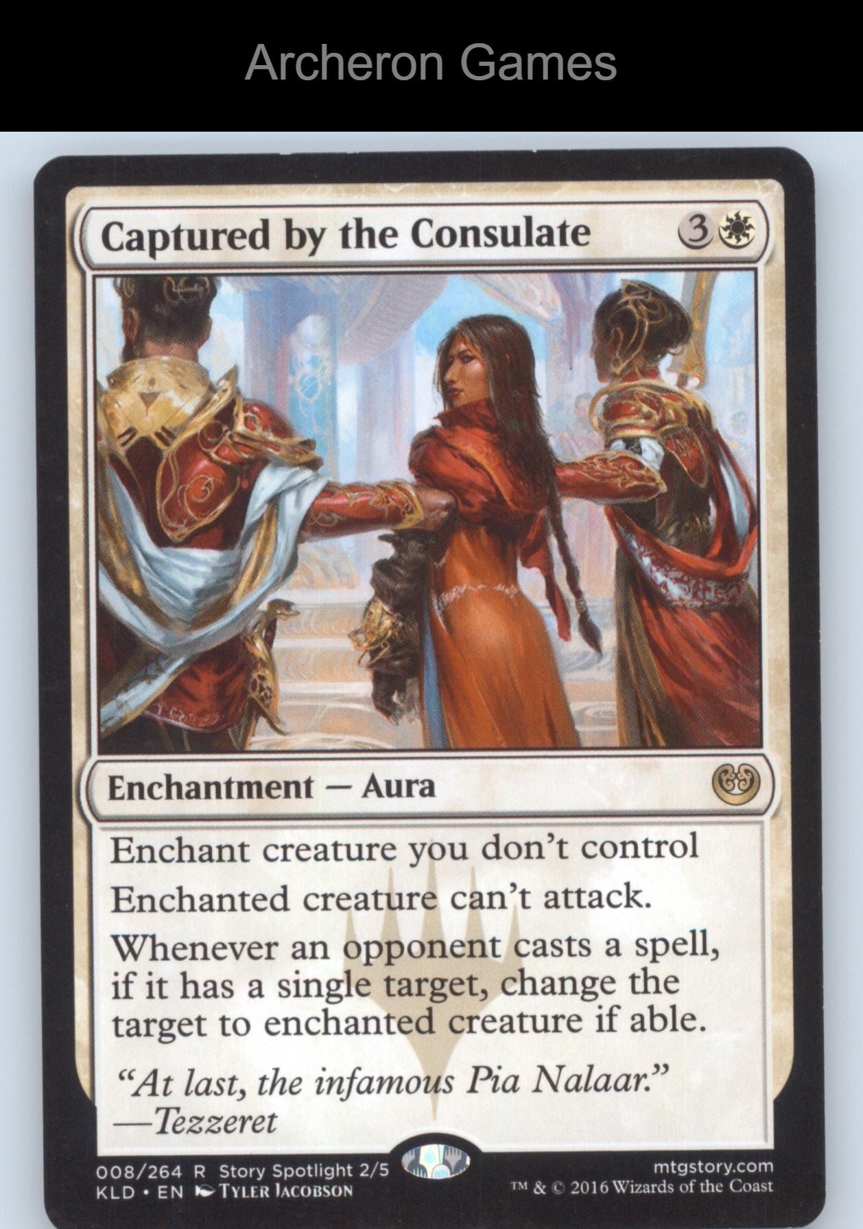 Captured by the Consulate 8 R MTG Card Kaladesh