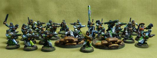 Classic Metal Valhalla Ice Warriors painted - Imperial Guards - Warhammer 40K #1PN