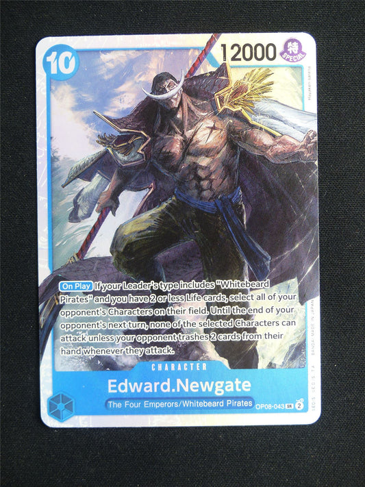 Edward Newgate OP08-043 SR Foil - One Piece Card #21I