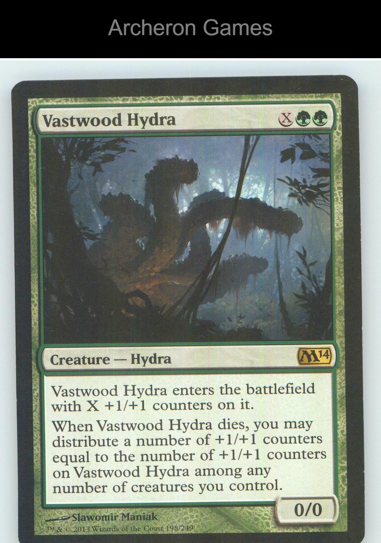 Vastwood Hydra M14 198 R MTG Card NM/EX+
