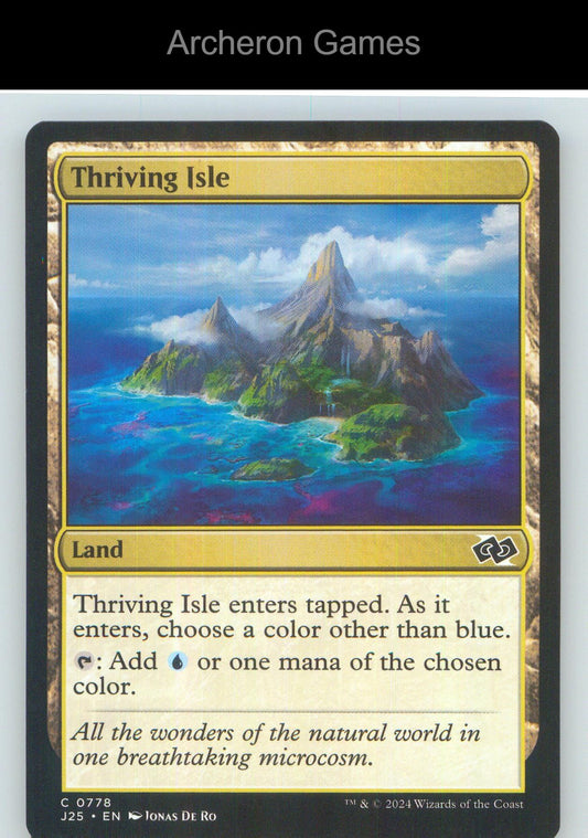 Thriving Isle J25 778 C MTG Card NM/EX+