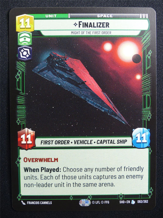 Finalizer 092/262 - Star Wars Unlimited Card #9M
