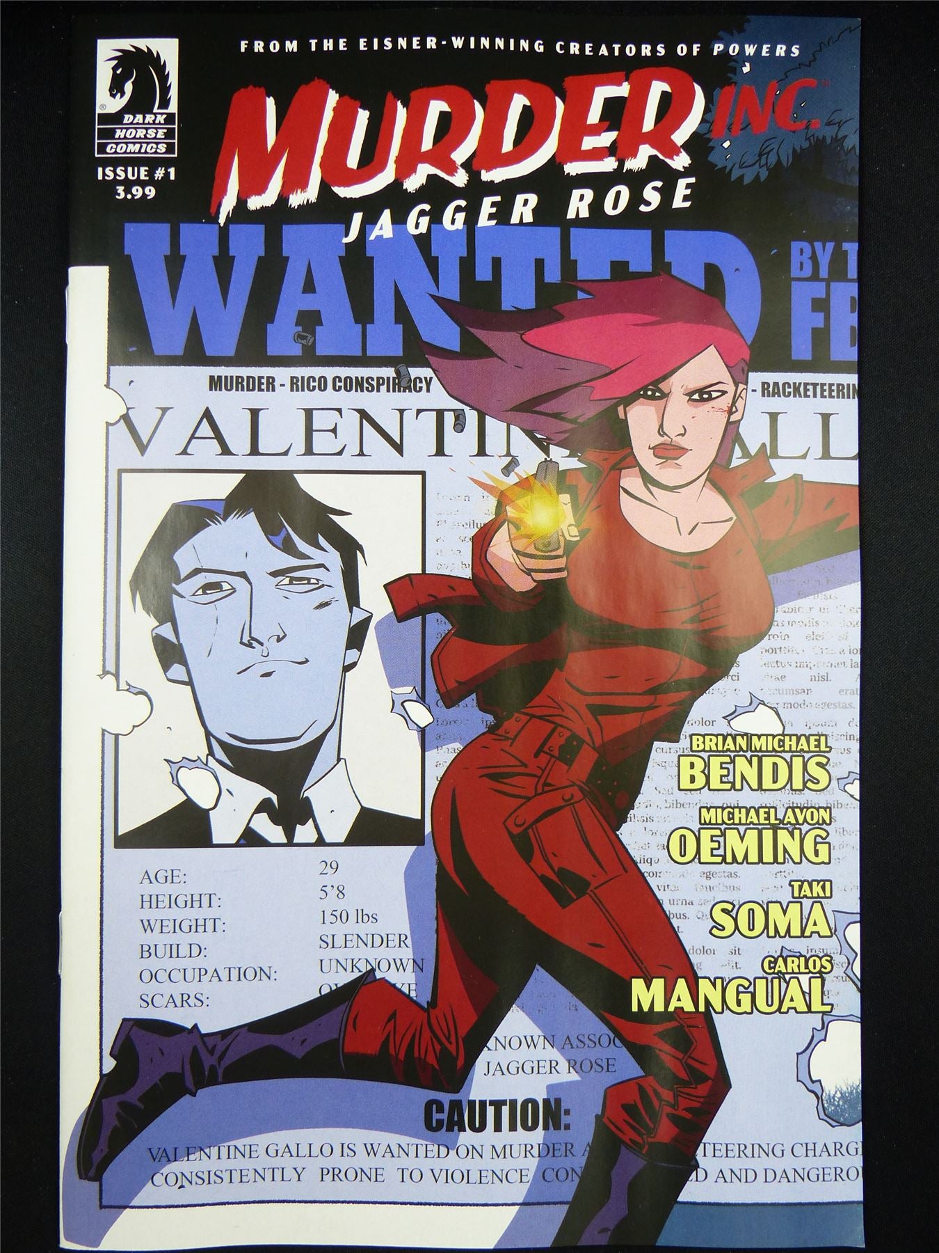 MURDER Inc Jagger Rose #1 - May 2023 Dark Horse Comic #2P7