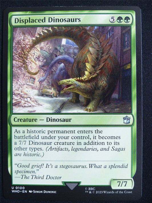 Displaced Dinosaurs - WHO - Mtg Card #3G0