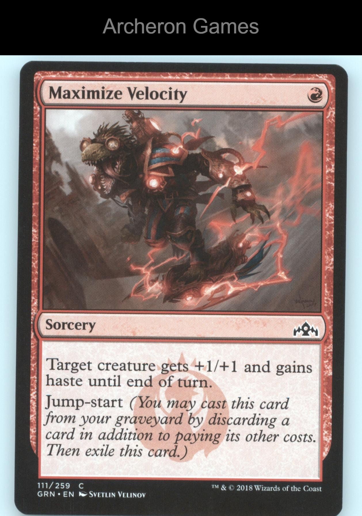 Maximize Velocity 111 C MTG Card Guilds of Ravnica