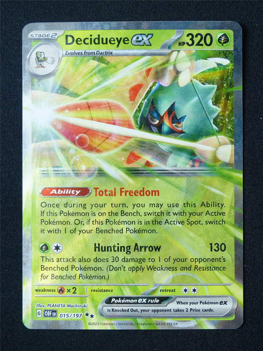 Decidueye EX 015/197 Holo - Pokemon Card #2SF